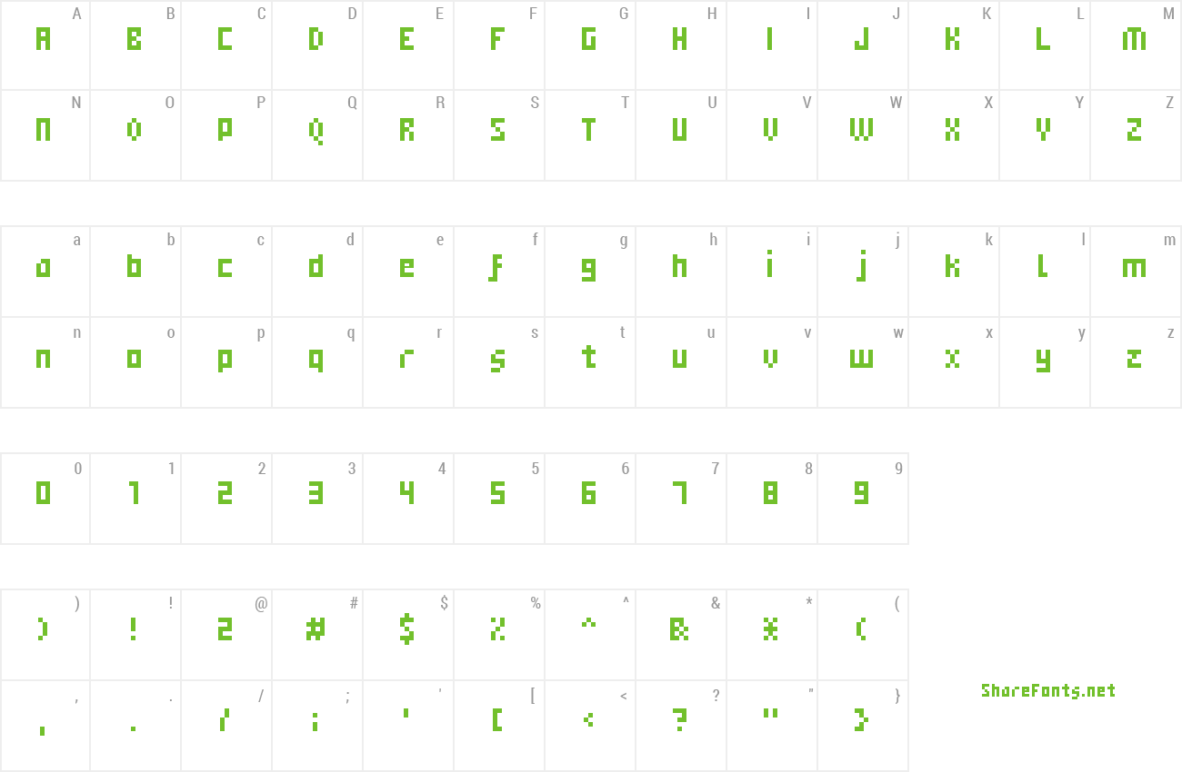 Font Laoism Halfwidth preview